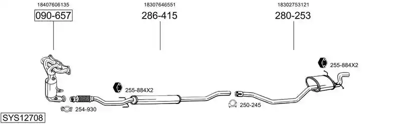 BOSAL SYS12708