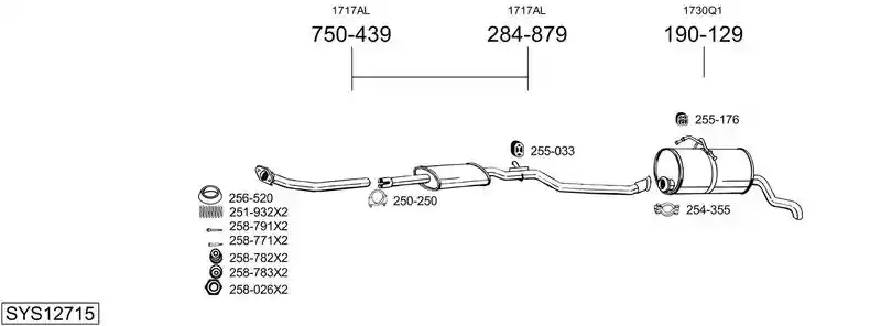 BOSAL SYS12715