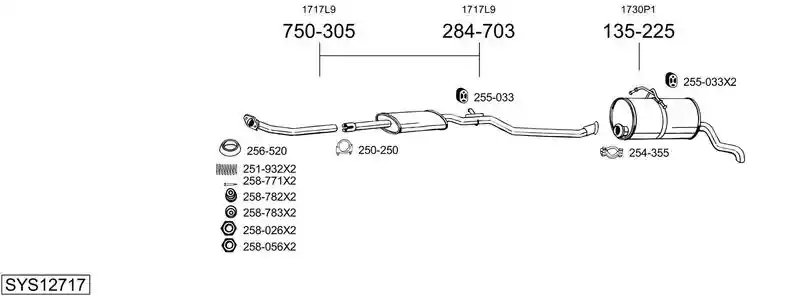 BOSAL SYS12717