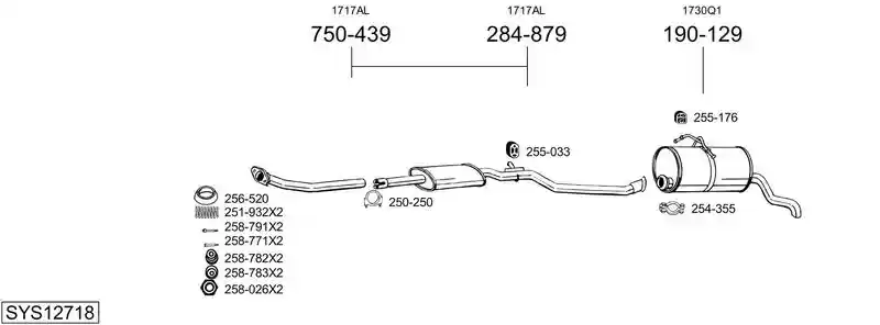 BOSAL SYS12718