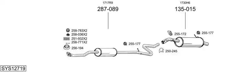 BOSAL SYS12719