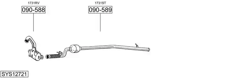 BOSAL SYS12721