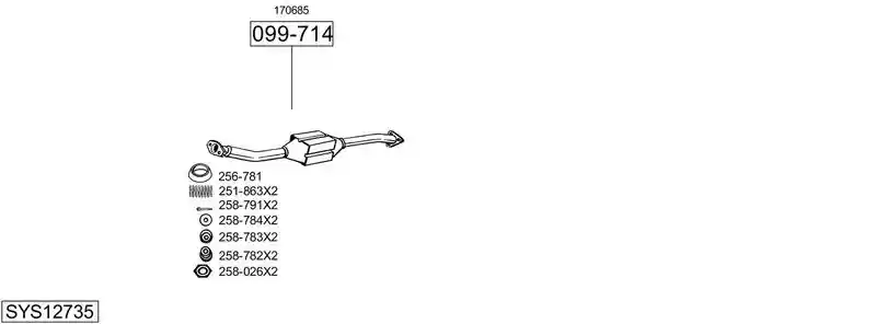 BOSAL SYS12735