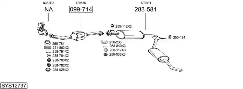 BOSAL SYS12737