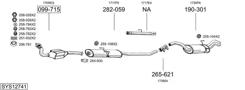 BOSAL SYS12741