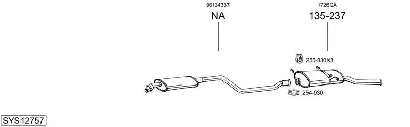BOSAL SYS12757