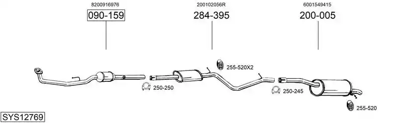 BOSAL SYS12769