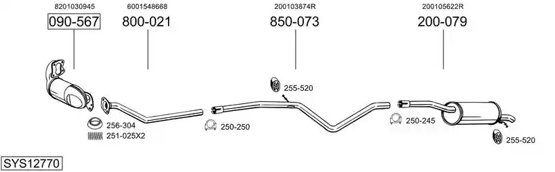BOSAL SYS12770