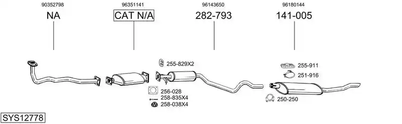 BOSAL SYS12778