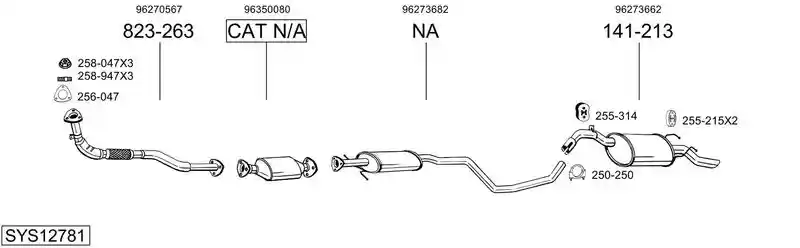 BOSAL SYS12781