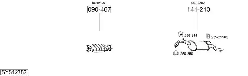 BOSAL SYS12782