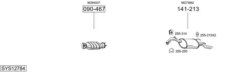 BOSAL SYS12784