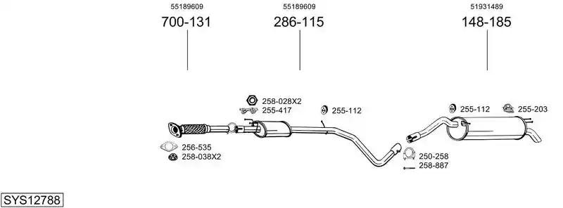 BOSAL SYS12788
