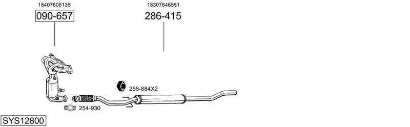 BOSAL SYS12800