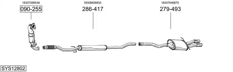 BOSAL SYS12802