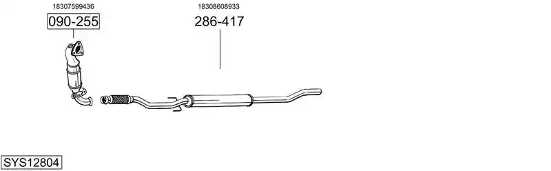 BOSAL SYS12804