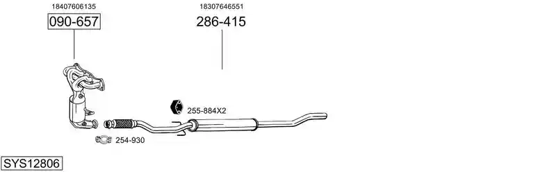 BOSAL SYS12806