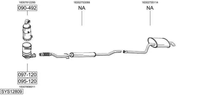 BOSAL SYS12809