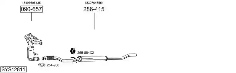 BOSAL SYS12811