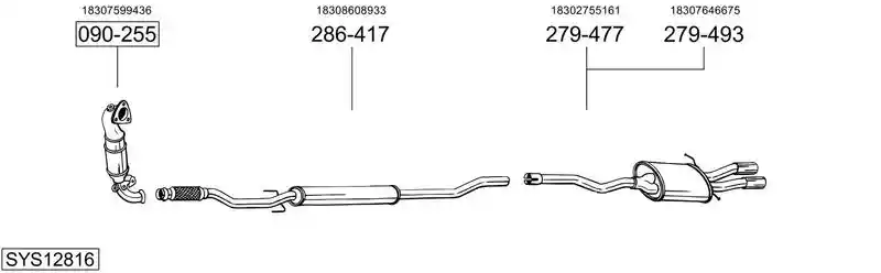 BOSAL SYS12816