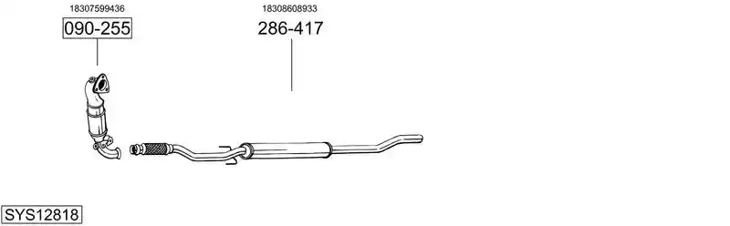 BOSAL SYS12818