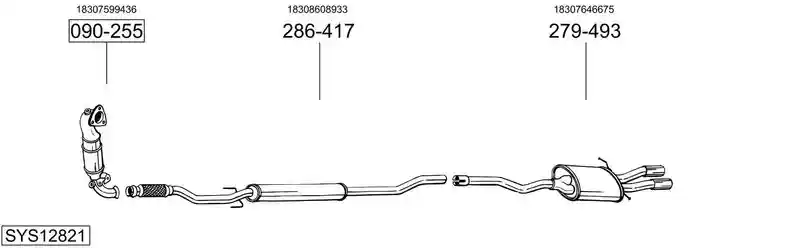 BOSAL SYS12821