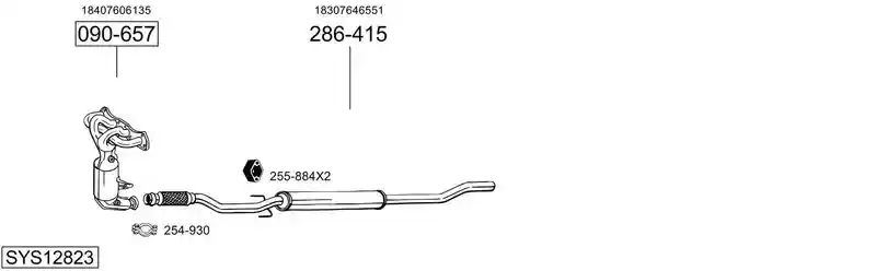 BOSAL SYS12823