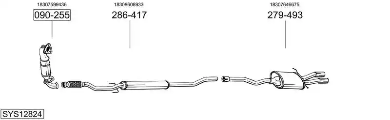 BOSAL SYS12824