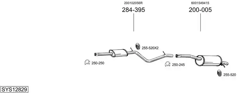BOSAL SYS12829