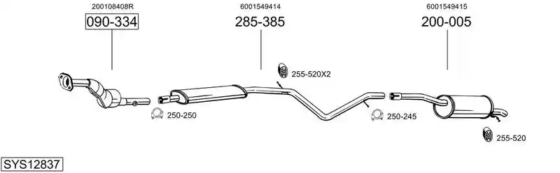 BOSAL SYS12837