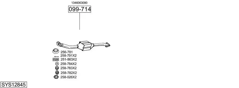 BOSAL SYS12845