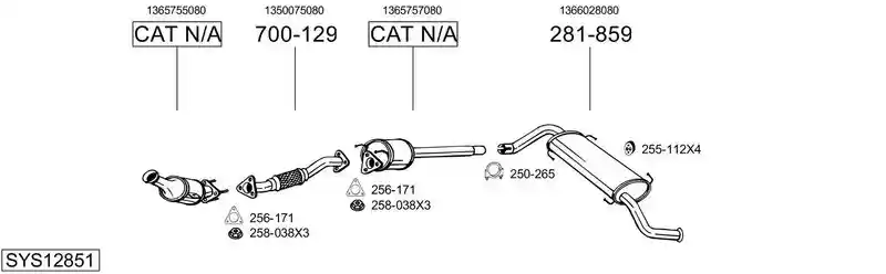BOSAL SYS12851