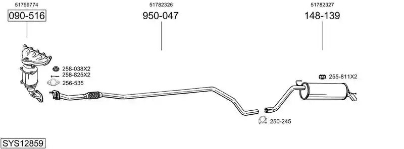 BOSAL SYS12859