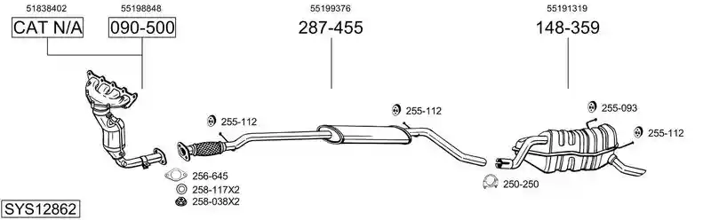 BOSAL SYS12862