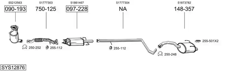 BOSAL SYS12876