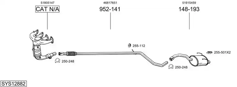 BOSAL SYS12882
