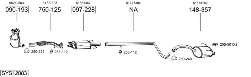 BOSAL SYS12883