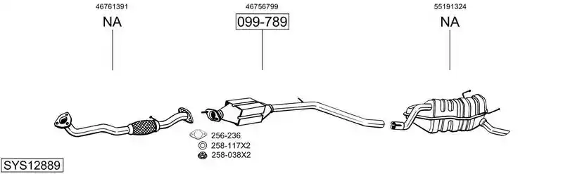 BOSAL SYS12889