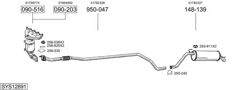 BOSAL SYS12891