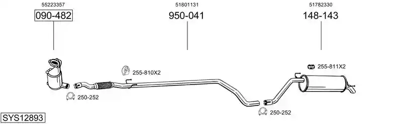 BOSAL SYS12893