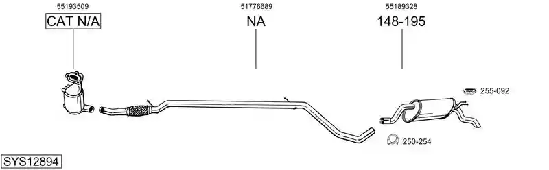 BOSAL SYS12894