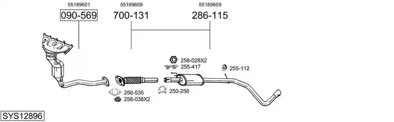 BOSAL SYS12896