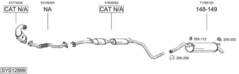 BOSAL SYS12899