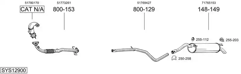 BOSAL SYS12900