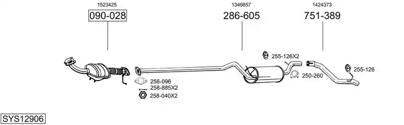 BOSAL SYS12906