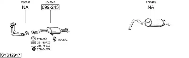 BOSAL SYS12917