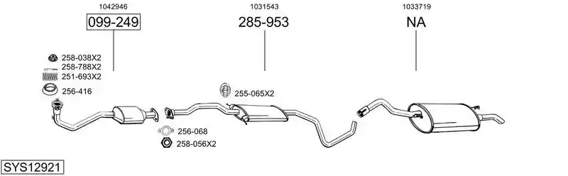BOSAL SYS12921