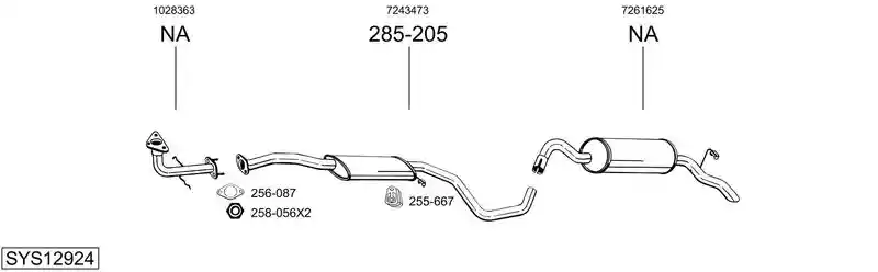 BOSAL SYS12924