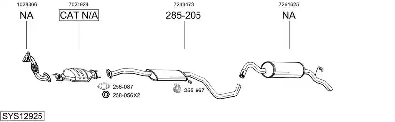 BOSAL SYS12925