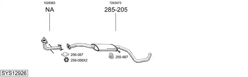 BOSAL SYS12926